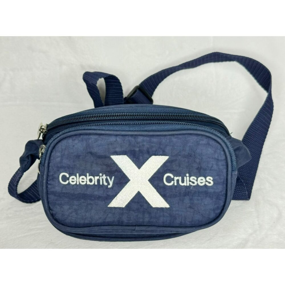 Celebrity Cruises Fanny Pack Waist Bag With Adjustable Strap Dual Zipper Compart